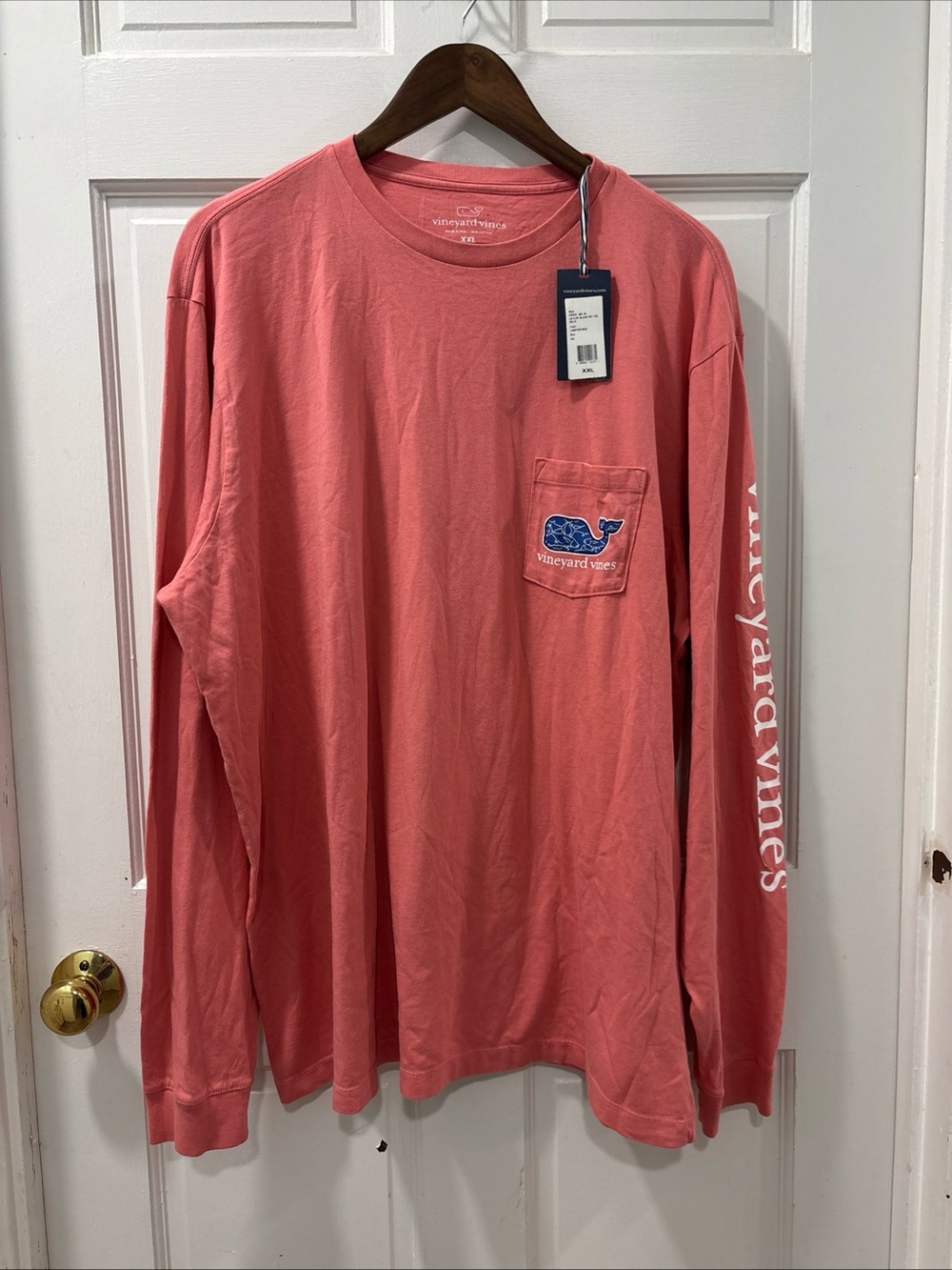 Vineyard Vines Men’s Long Sleeve Pocket Tee Size XXL Lobster Reef Dead Stock NWT